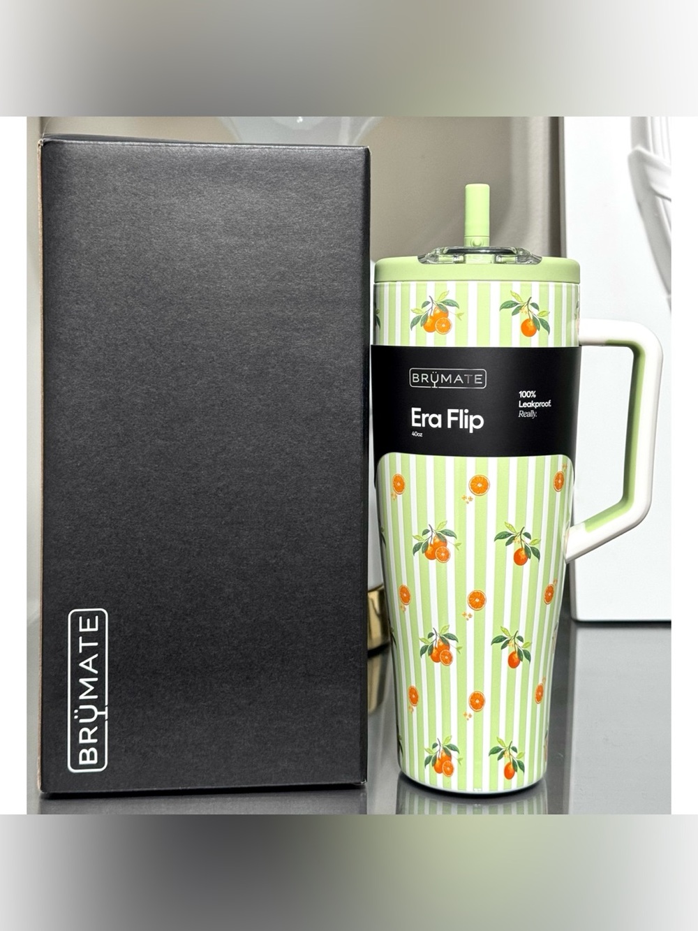 BruMate Era Flip 40oz, CITRUS STRIPES